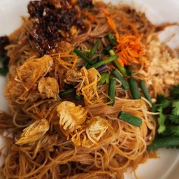 หมี่คลุกมันกุ้ง