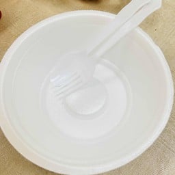 ถ้วยโฟม+ช้อน+ส้อม