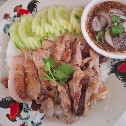 ไก่ย่างน้ำจิ่มแจ่ว