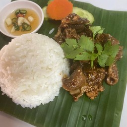 ข้าวหน้าไส้ผัดหม่าล่า