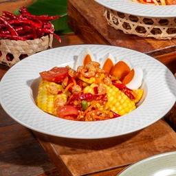 ตำข้าวโพดไข่เค็ม