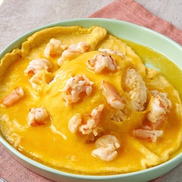 ข้าวไข่ข้นกุ้งนมสด สูตรคุณแม่