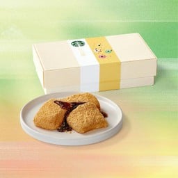 Warabi Mochi with Kinako Powder & Kuromitsu Sauce