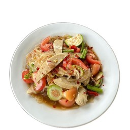 ตำเส้นเล็กหมูยอ