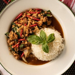 ข้าวกะเพราหมูสับ