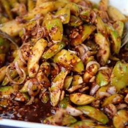 ตำมะกอกสด ปลาร้าแซ่บนัวร์