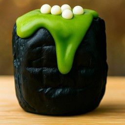 ปังปิ้งชาโคไส้ชาเขียว+เม็ดไวท์ชอคโกเเลต