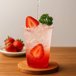 สตอเบอรี่ โซดา