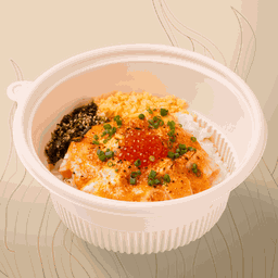 ข้าวหน้าเเซลมอนเมนไตโกะชีส