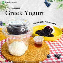 Blueberry Greek Yogurt Homemade (กรีกโยเกิร์ต)
