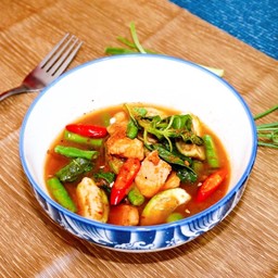 แกงป่าหมู+ข้าวไข่เจียว