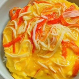 ข้าวไข่ข้นปูอัด