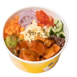 ข้าวสโมคแซลมอนเทอริยากิ