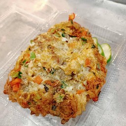 ข้าวไข่เจียวหมูสับ (ทรงเครื่อง)