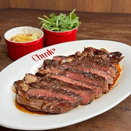 Thai wagyu Rib eye Steak 350g with truffle sauce