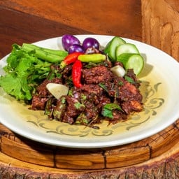 ก้อยเสือคั่ว