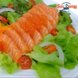 สลัดแซลมอนไข่ปลา