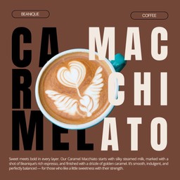 Hot Caramel Macchiato (คาราเมลมัคคิเอโตร้อน)
