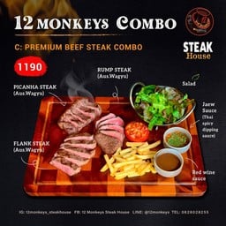 Premium Beef Steak Combo set