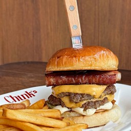 Double stack bacon & cheese (beef)