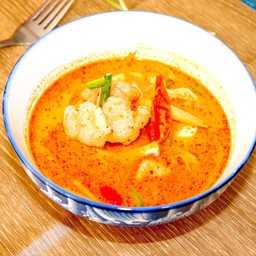 ต้มยำกุ้ง+ข้าวไข่เจียว