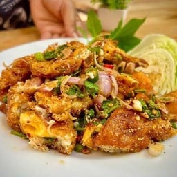 ลาบไข่ดาว