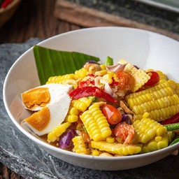 ตำข้าวโพดไข่เค็ม