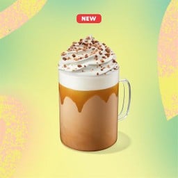 Golden Caramel Churro Latte