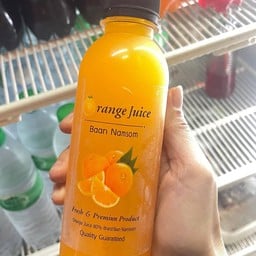 น้ำส้มแท้สดๆ