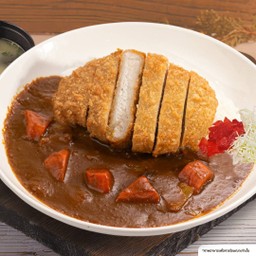 ข้าวแกงกะหรี่หมูทอด