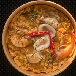 ข้าวห่อหมกทะเลไข่ข้น