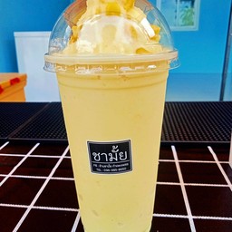 นมข้าวโพดปั่น