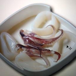 ปลาหมึกสด