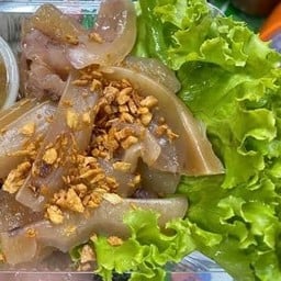 ปลาหมึกกรอบลวกจิ้ม+ซีฟู้ด