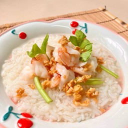 ข้าวต้มกุ้ง (ข้าวหอมมะลิ)