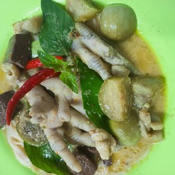 ขนมจีนแกงเขียวหวาน ((ขาไก่))