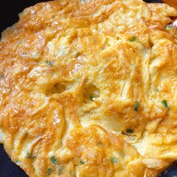 ข้าวไข่เจียว+แจ่วบองปลาร้า