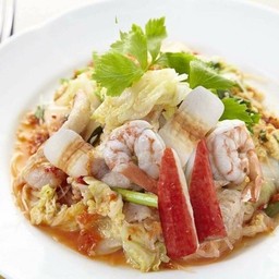 สุกี้แห้งไก่