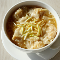 บะหมี่น้ำเกี๊ยวกุ้ง 虾馄饨汤面 Shrimp Wontons & Noodles