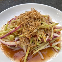 ยำมะม่วงกุ้งฝอย