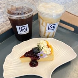 นมสดคาราเมลเย็น