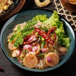 ลาบวุ้นเส้นแหนม