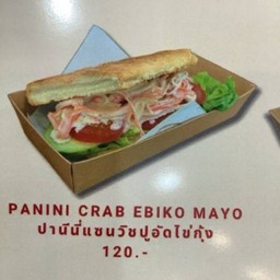 ปานีนี่แซนวิชปูอัดไข่กุ้ง