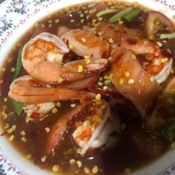 ตำปลาร้ากุ้งสุก