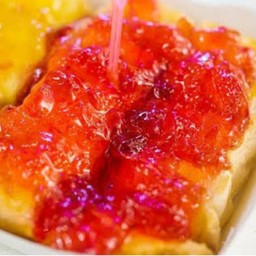 ปัง - ปิ้ง - เนย - แยมสตรอว์เบอร์รี่ ( 1 แผ่น ) นะคะ