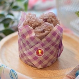 ซาลาเปามันหนึบ ไส้มันม่วง Steamed bun potato sweet purple