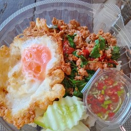 กะเพราไก่สับ