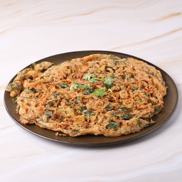 ไข่เจียวสมุนไพรหมูสับ