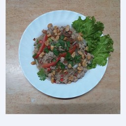 ยำวุ้นเส้นหมูสับโบราณ