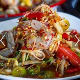 ตำกุ้งสด